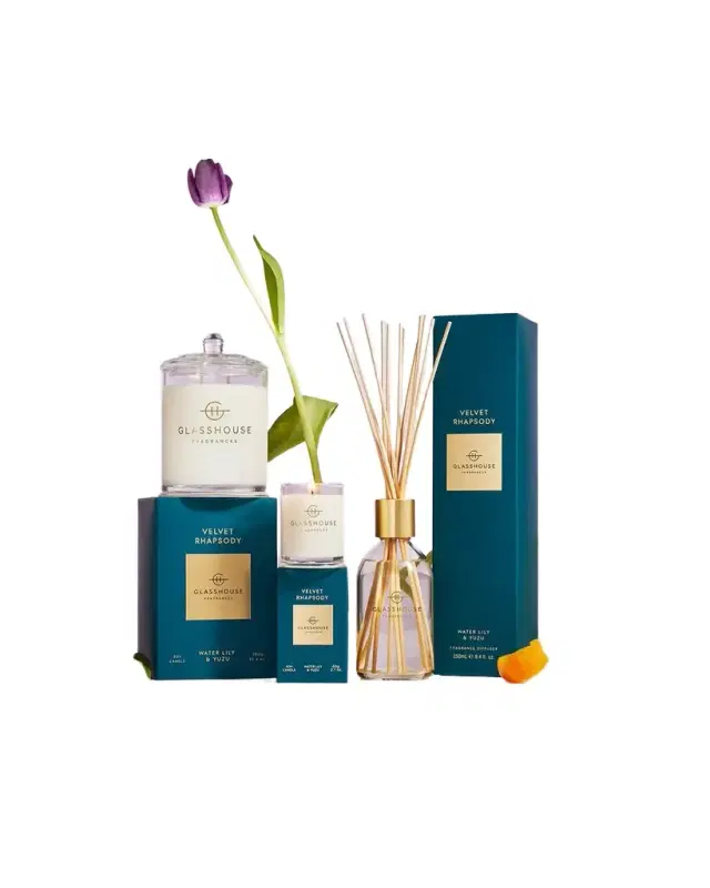 Glasshouse Fragrances Velvet Rhapsody Candle, 13.4 oz.