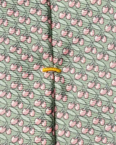Eton Men 's Micro-Cherry Silk Tie | Thumbnail 1