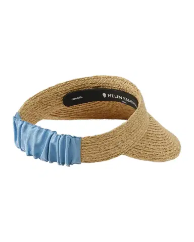 Helen Kaminski Medea Classic Straw & Ribbon Visor | Thumbnail 1 Helen Kaminski Medea Classic Straw & Ribbon Visor | Thumbnail 1
