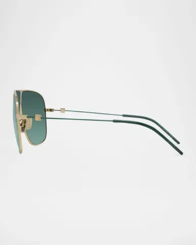 Givenchy GV Speed Metal Aviator Sunglasses | Thumbnail 4