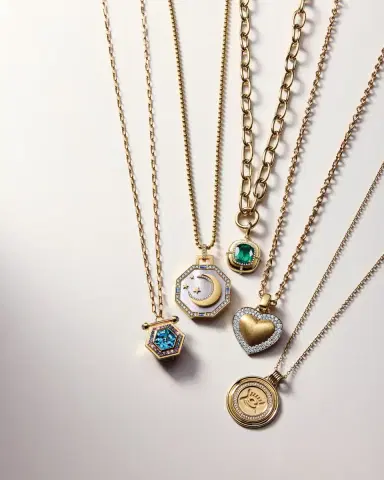 Emily P. Wheeler 18K Yellow Gold Soft Heart Pendant Necklace with Diamonds | Thumbnail 4 Emily P. Wheeler 18K Yellow Gold Soft Heart Pendant Necklace with Diamonds | Thumbnail 4