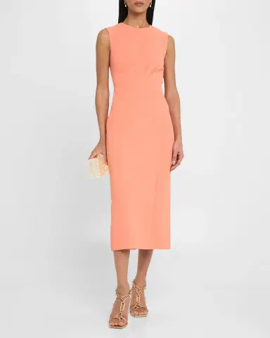 E.Stott Mila Pleated Sleeveless Midi Dress | Thumbnail 2 E.Stott Mila Pleated Sleeveless Midi Dress | Thumbnail 2
