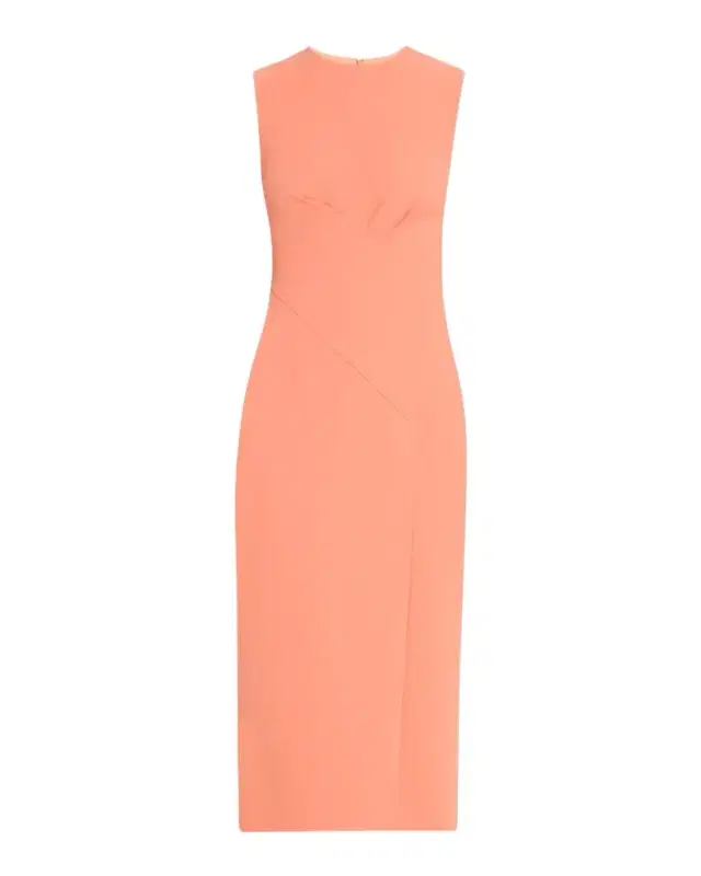 Mila Pleated Sleeveless Midi Dress