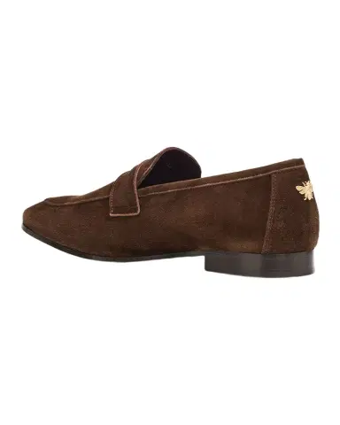 Bougeotte Suede Penny Loafers | Thumbnail 1