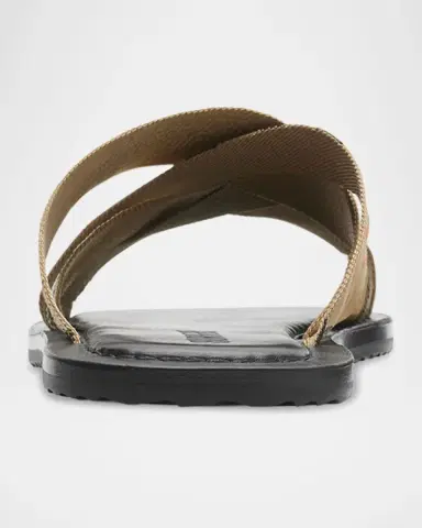 Burberry Men's Check Pavilion Slide Sandals | Thumbnail 2 Burberry Men's Check Pavilion Slide Sandals | Thumbnail 2