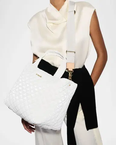 MZ Wallace Metro Deluxe Small Quilted Tote Bag | Thumbnail 4