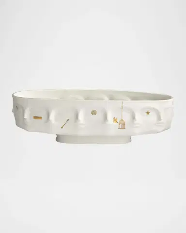 Jonathan Adler Gilded Dora Maar Long Bowl | Thumbnail 2 Jonathan Adler Gilded Dora Maar Long Bowl | Thumbnail 2