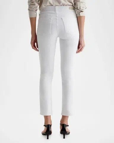 AG Jeans Mari Mid-Rise Slim Straight Crop Jeans | Thumbnail 3 AG Jeans Mari Mid-Rise Slim Straight Crop Jeans | Thumbnail 3