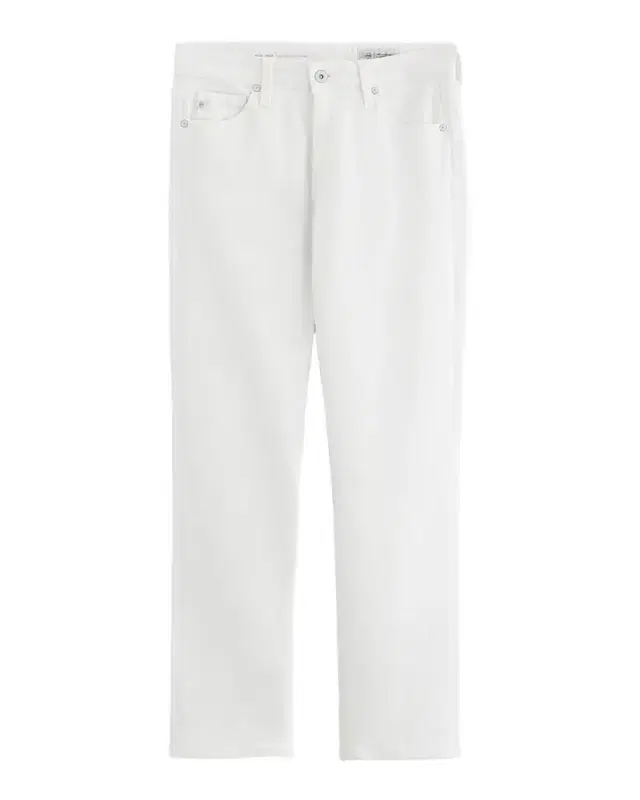 Mari Mid-Rise Slim Straight Crop Jeans