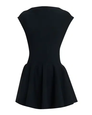 Alaïa High-Neck Cap-Sleeve Mini Skater Dress | Thumbnail 1