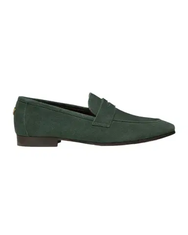 Bougeotte Suede Penny Loafers | Thumbnail 1 Bougeotte Suede Penny Loafers | Thumbnail 1
