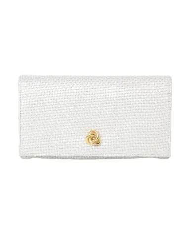 MICHELLE WILHITE Olivia Flap Woven Clutch Bag | Thumbnail 1