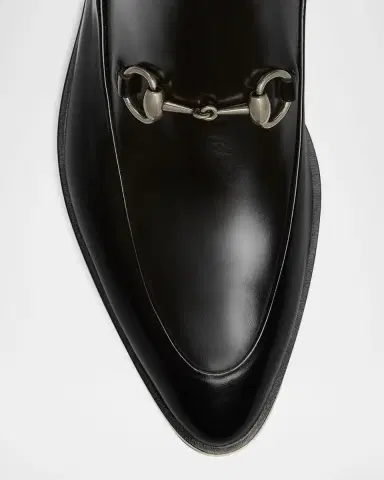 Gucci Men's Burn Leather Horsebit Ankle Boots | Thumbnail 4