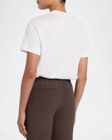 Brunello Cucinelli Crewneck T-Shirt with Monili Pocket | Thumbnail 2