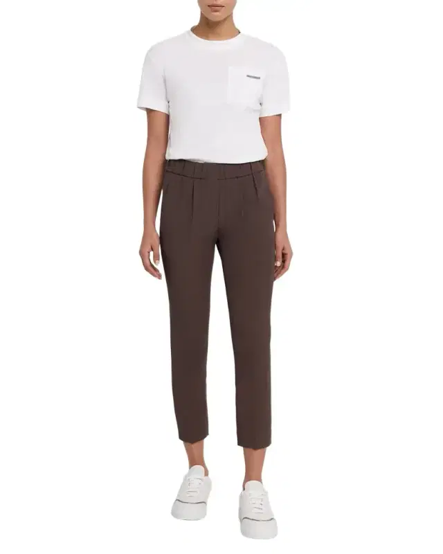 Crewneck T-Shirt with Monili Pocket
