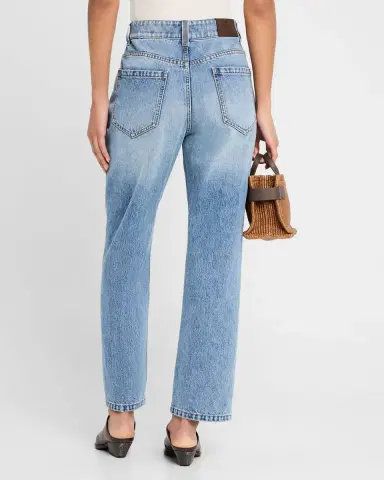 Brunello Cucinelli High-Rise Straight Jeans | Thumbnail 3