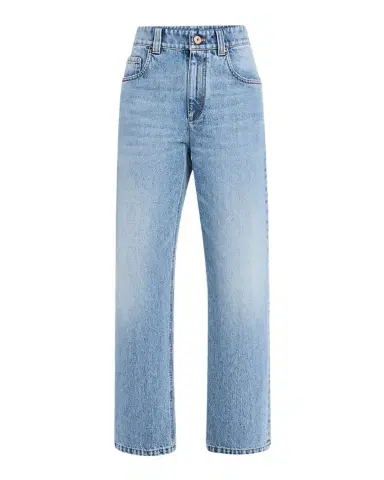 Brunello Cucinelli High-Rise Straight Jeans | Thumbnail 1
