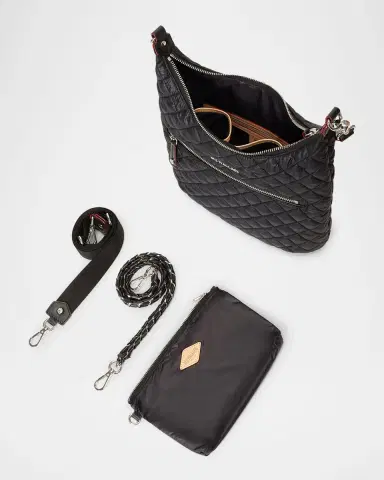 MZ WALLACE Crosby Sienna Quilted Hobo Bag | Thumbnail 4