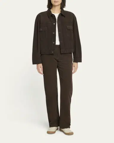 The Row Carlyl Corduroy Straight-Leg Pants | Thumbnail 11