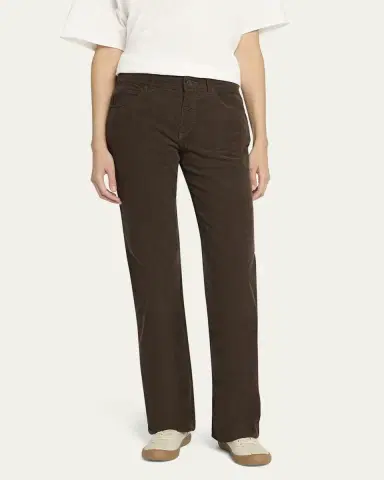 The Row Carlyl Corduroy Straight-Leg Pants | Thumbnail 13