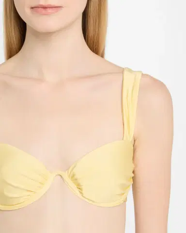 Simkhai Anniston Ruched Bikini Top | Thumbnail 3 Simkhai Anniston Ruched Bikini Top | Thumbnail 3