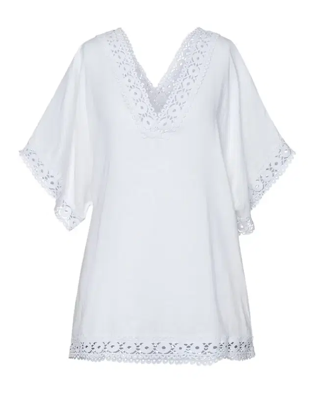 La Blanca Lakeside V-Neck Tunic Coverup