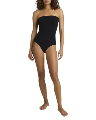 Commando Ballet Strapless Microfiber Thong Bodysuit | Thumbnail 1