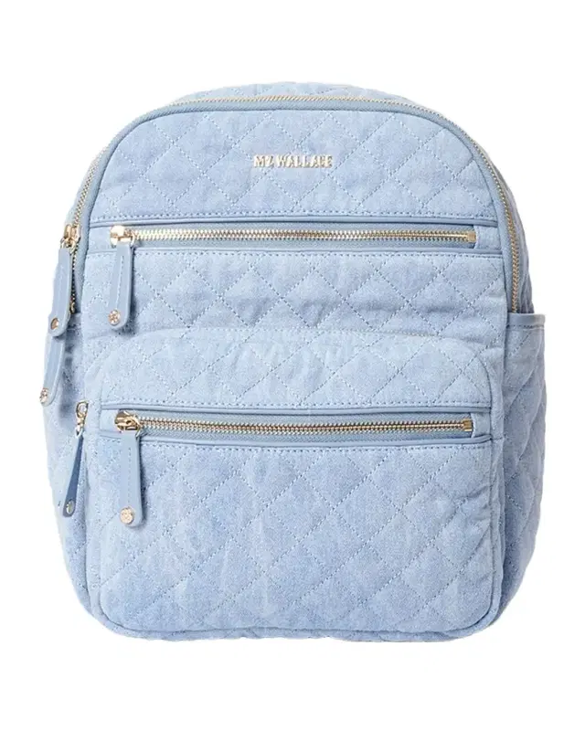 MZ WALLACE Crosby Small Denim Backpack