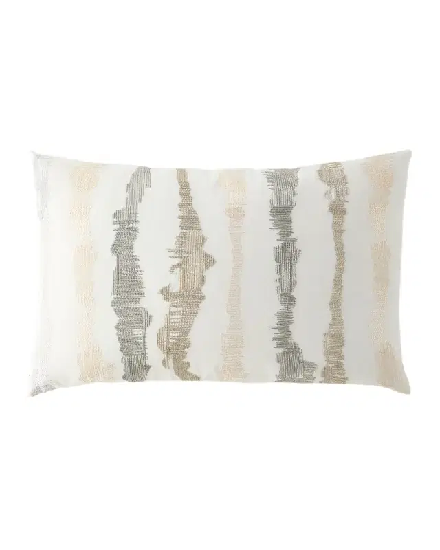 Zazzera Vertical Abstract Lines Lumbar Pillow, 18" x 30"