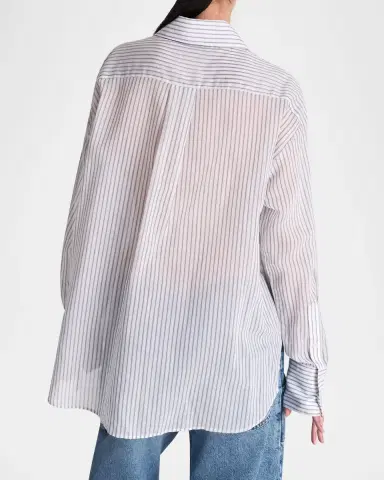 TWP Big Joe Striped Button-Front Shirt | Thumbnail 3 TWP Big Joe Striped Button-Front Shirt | Thumbnail 3