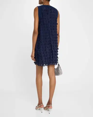 Trina Turk Bev 2 Cutout Woven Paillette Mini Dress | Thumbnail 3