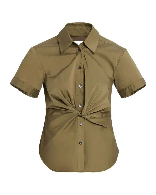 Oakey Short-Sleeve Twist Top