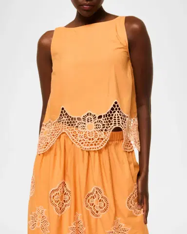 MISA Los Angeles Nola Open-Knit Top | Thumbnail 3