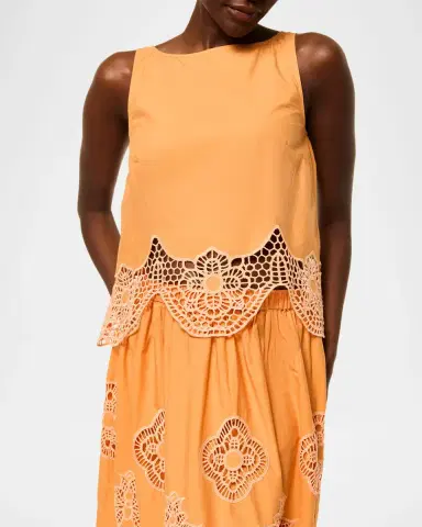 MISA Los Angeles Nola Open-Knit Top | Thumbnail 4