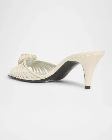 Valentino Garavani Royal Heart VLogo Leather Sandals | Thumbnail 2