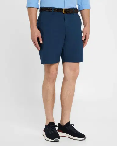 Peter Millar Men's Crown Comfort Flat-Front Shorts | Thumbnail 3 Peter Millar Men's Crown Comfort Flat-Front Shorts | Thumbnail 3
