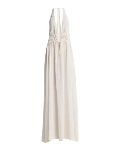 Stella McCartney Plunging Tie Halter Crepe De Chine Maxi Dress | Thumbnail 1