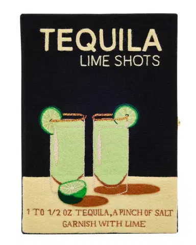 Olympia Le-Tan Tequila Shots Book Clutch Bag | Thumbnail 1 Olympia Le-Tan Tequila Shots Book Clutch Bag | Thumbnail 1