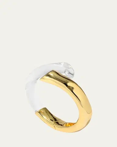 ALEXIS BITTAR Liquid Lucite Bypass Hinge Bracelet | Thumbnail 3