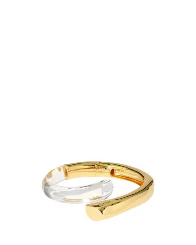 ALEXIS BITTAR Liquid Lucite Bypass Hinge Bracelet