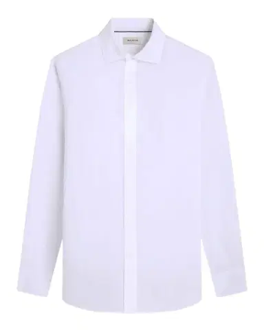 Bugatchi Men's Axel Long-Sleeve Linen Sport Shirt | Thumbnail 1