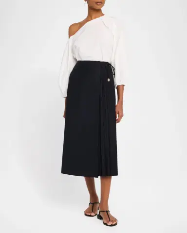 TANYA TAYLOR Shivon Midi Skirt | Thumbnail 2