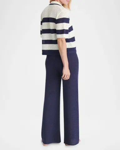 Eres Mouette Striped Openwork Knit Top | Thumbnail 3 Eres Mouette Striped Openwork Knit Top | Thumbnail 3