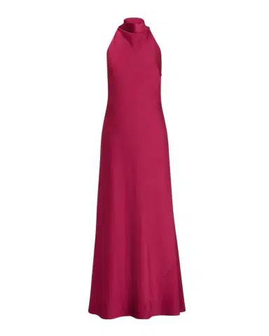 Aidan Mattox Cowl-Neck Crepe Back Satin Gown | Thumbnail 1 Aidan Mattox Cowl-Neck Crepe Back Satin Gown | Thumbnail 1