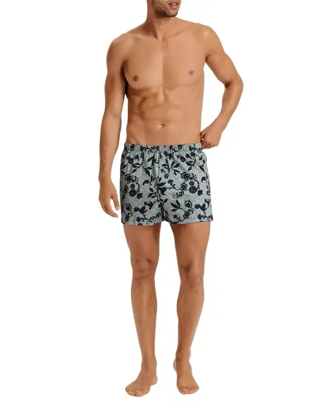 Men 's Cotton Sporty Damask Boxer Shorts