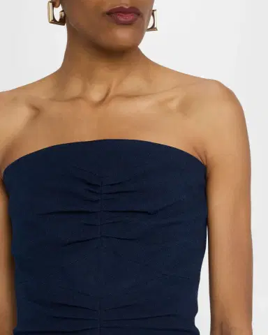 E.Stott Wallis Strapless Cady Column Gown | Thumbnail 5