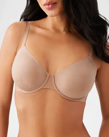 Wacoal Confidence Boost Floral Burnout Full-Cup Bra | Thumbnail 1