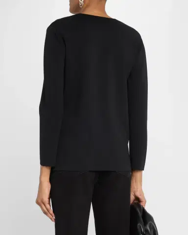 Toteme Compact Knit Crewneck Sweater | Thumbnail 3