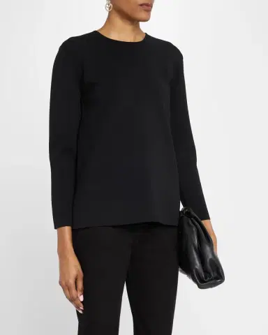 Toteme Compact Knit Crewneck Sweater | Thumbnail 4