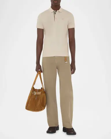 Burberry Men's EKD Pique Polo Shirt | Thumbnail 2